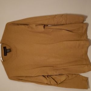 NWOT Banana Republic Crewneck Sweater Small Gold